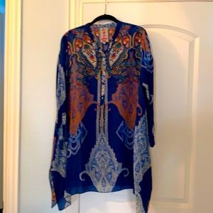 Gorgeous Johnny Was tunic